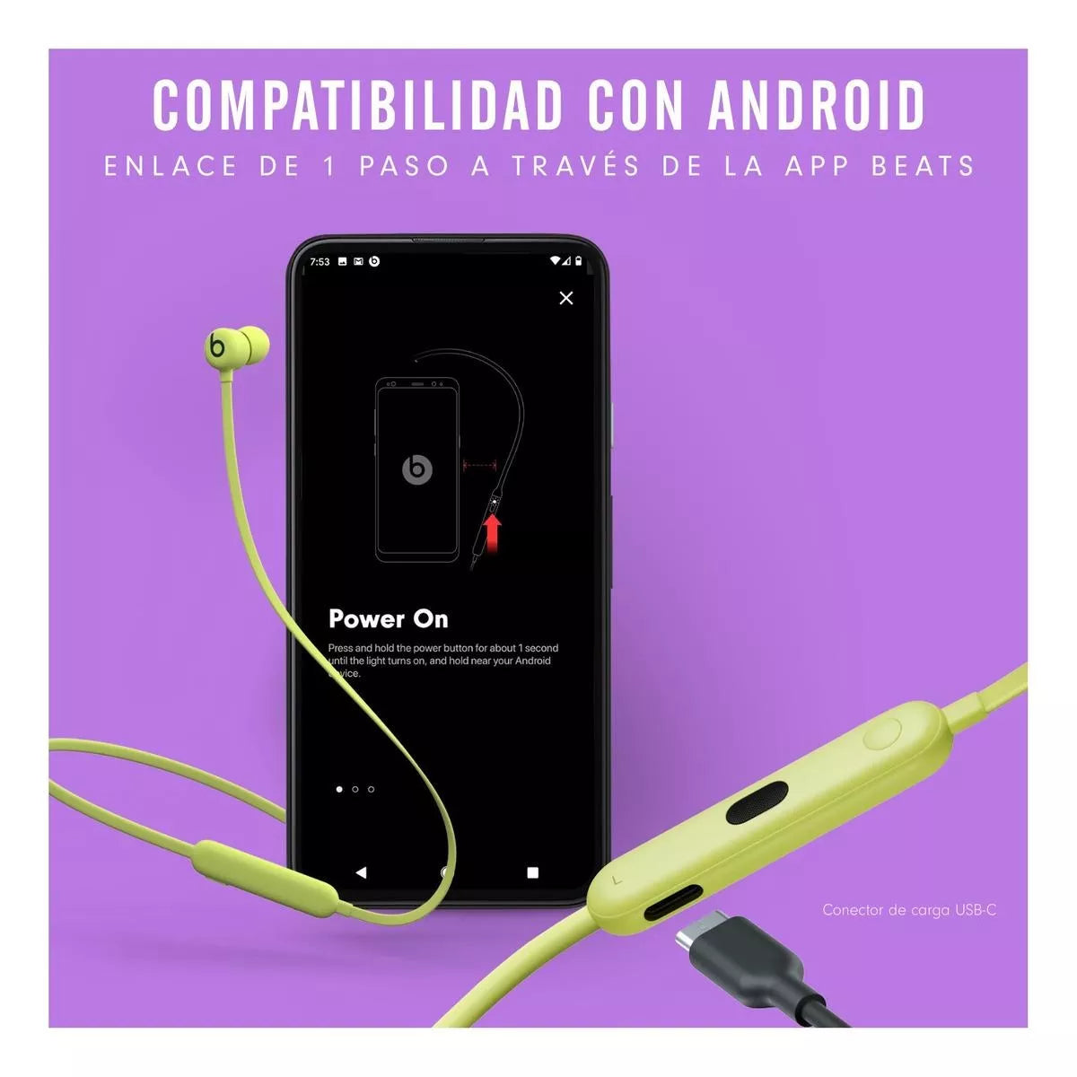 Audífonos Beats Flex - Amarillo cítrico